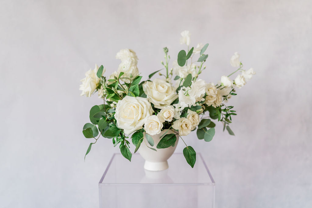 Garden White Centerpiece