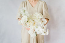 Load image into Gallery viewer, Modern White Bridal Bouquet