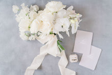 Load image into Gallery viewer, Modern White Bridal Bouquet