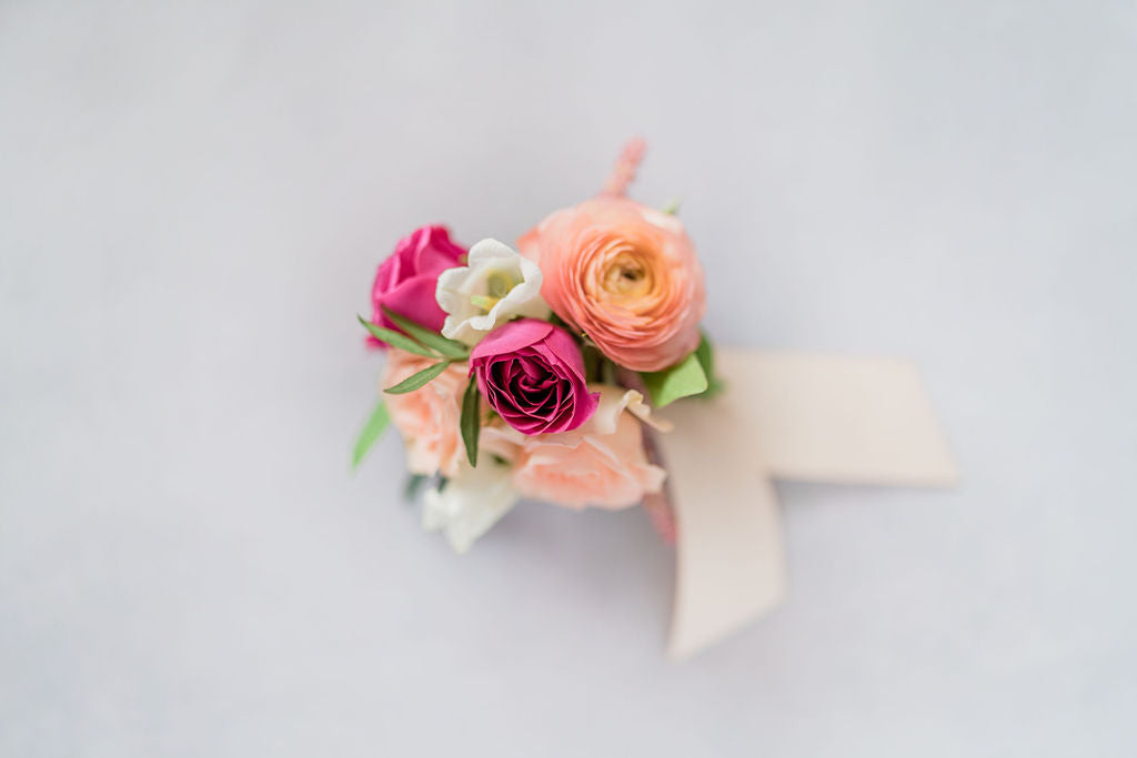 Summer Romance Corsage – Ebb and Flow Flowers