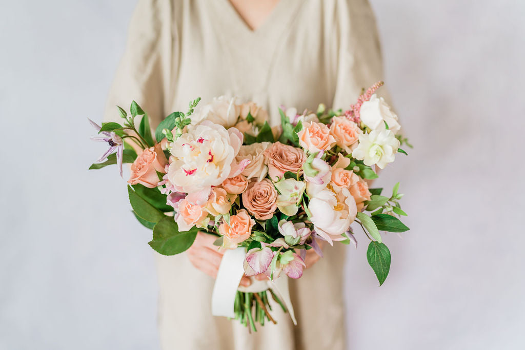 Ebb And Flow Roses Sunset Bridal Bouquet – Ebb and Flow Flowers