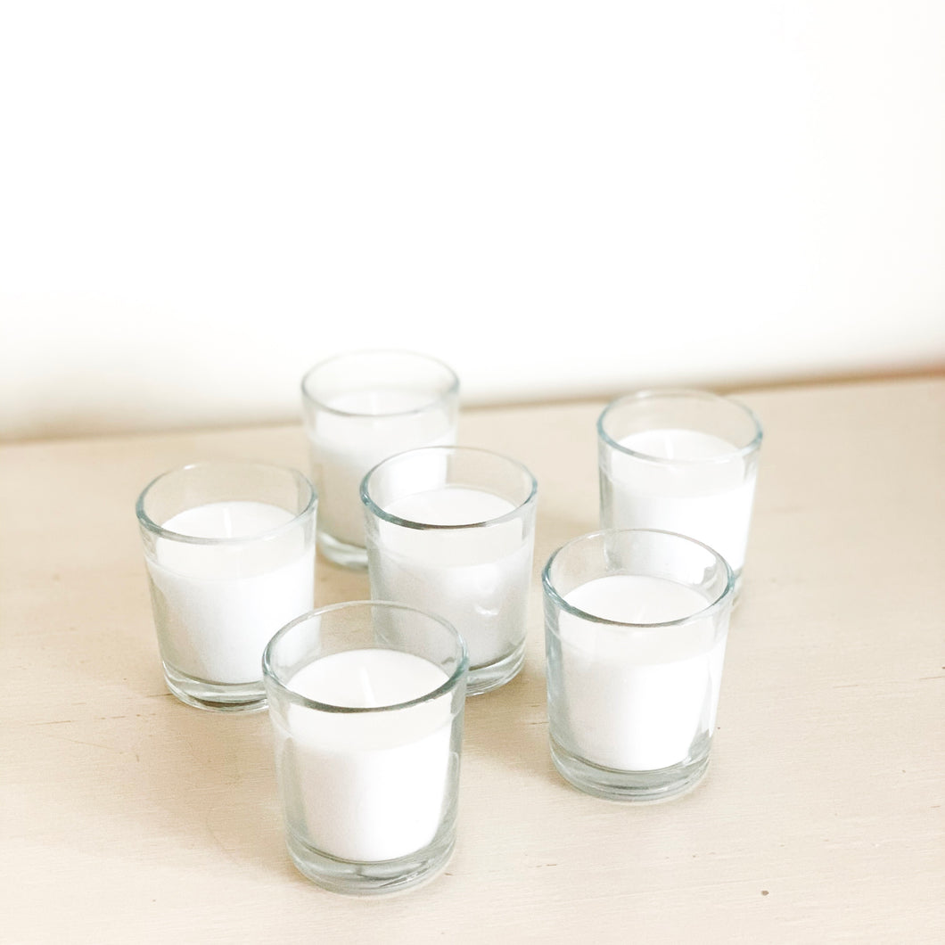 Case of Glass Votives